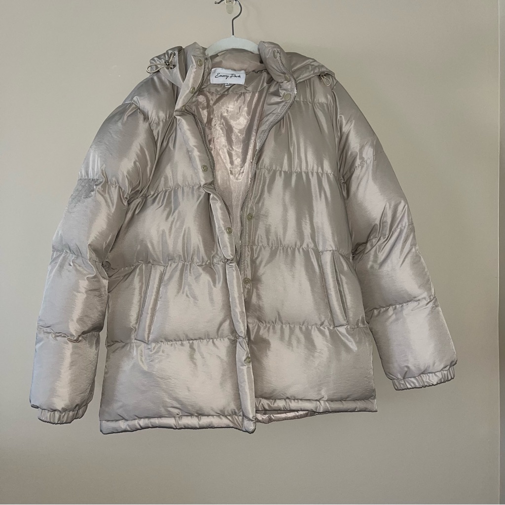 Beige Puffer Jacker